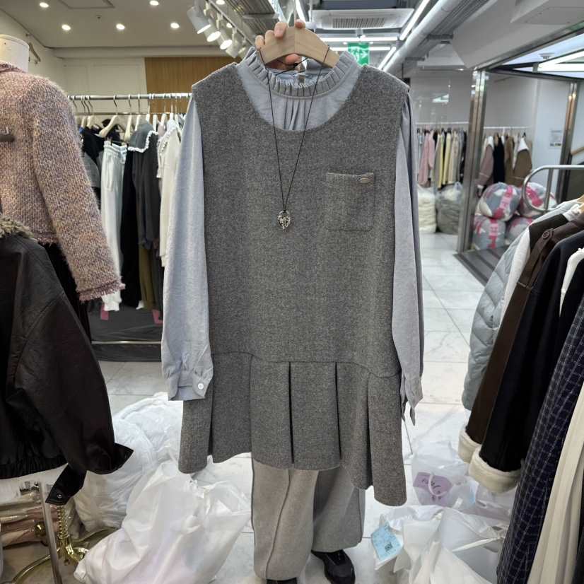 LULULALLA韓國代購㊣女士新品職業時尚熱賣25秋冬休閑真品套裝LULULALLA套裝