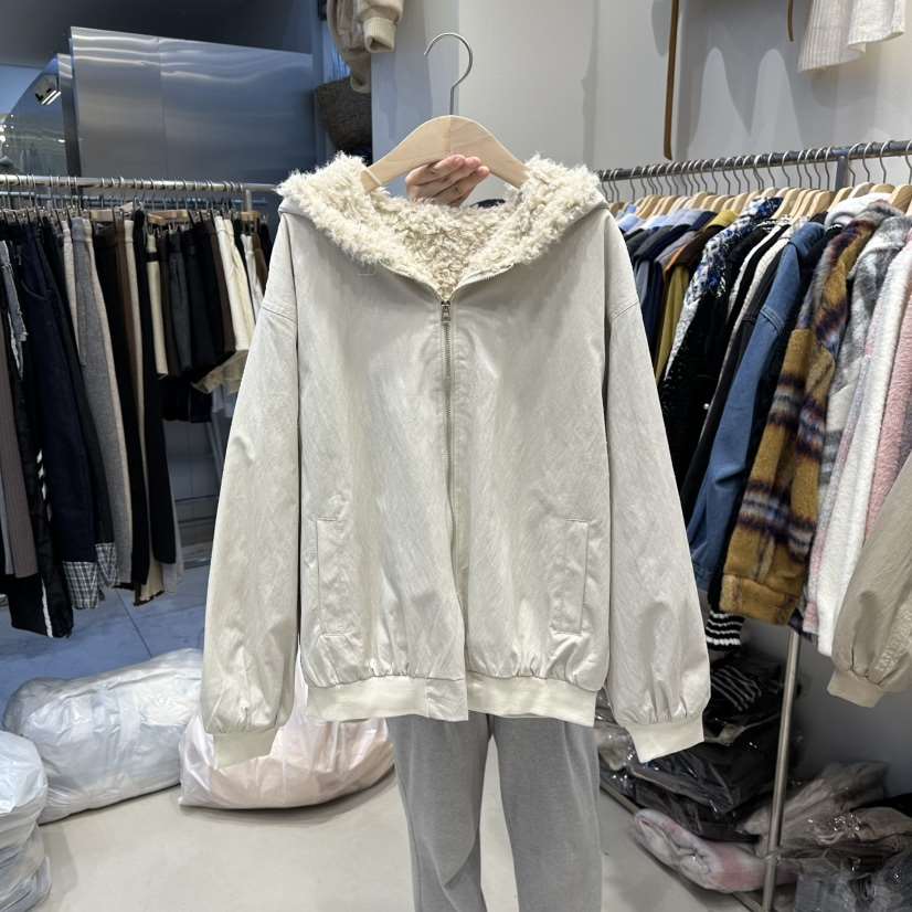 HOT PLACE東大門㊣直郵女裝新品時尚25秋冬推薦人氣夾克拉鏈HOT PLACE_ISSUE/DREAM GIRIS夾克