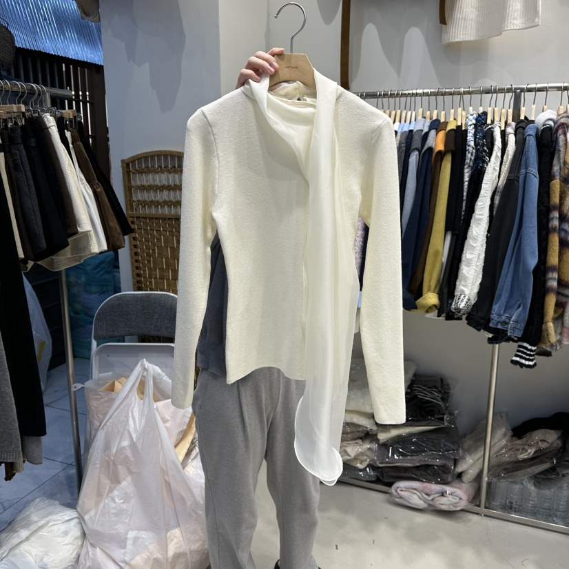 HOT PLACE韓國代購㊣女裝新品熱賣人氣時尚真品職業針織衫HOT PLACE_ISSUE/DREAM GIRIS針織衫