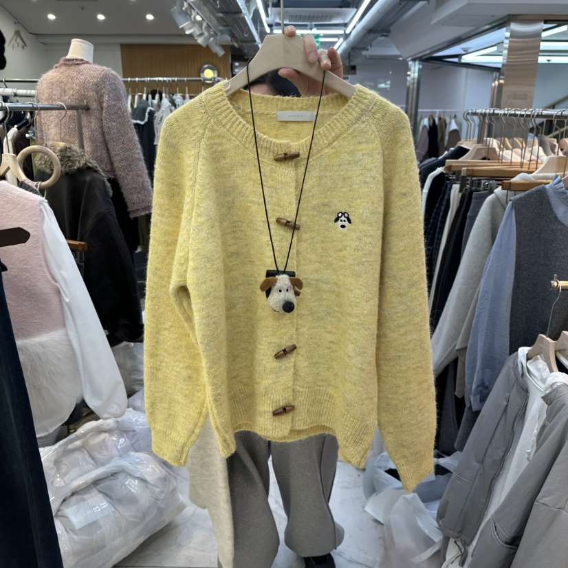 LULULALLA東大門㊣直郵女士新品職業25秋冬人氣推薦熱賣針織衫LULULALLA針織衫