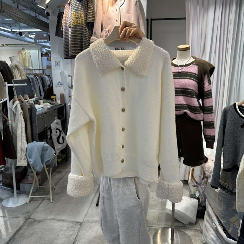 FLY FLY東大門㊣代購女士新款推薦休閑熱賣真品職業毛衣開衫FLY FLY毛衣