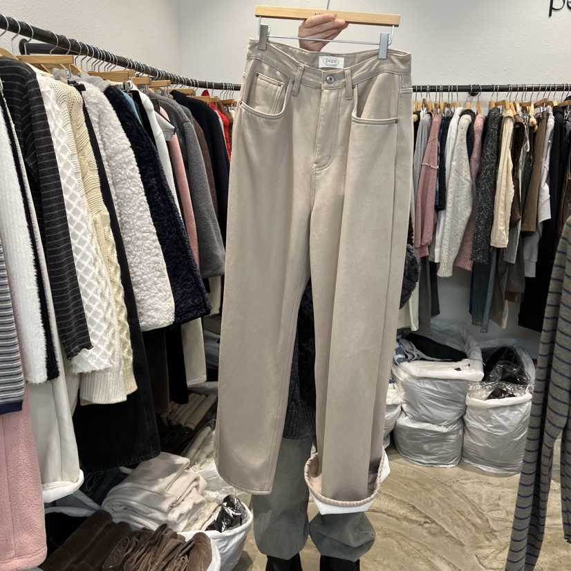 ALMOND PEPE東大門㊣實拍女士新品熱賣25秋冬推薦時尚休閑褲ALMOND PEPE休閑褲