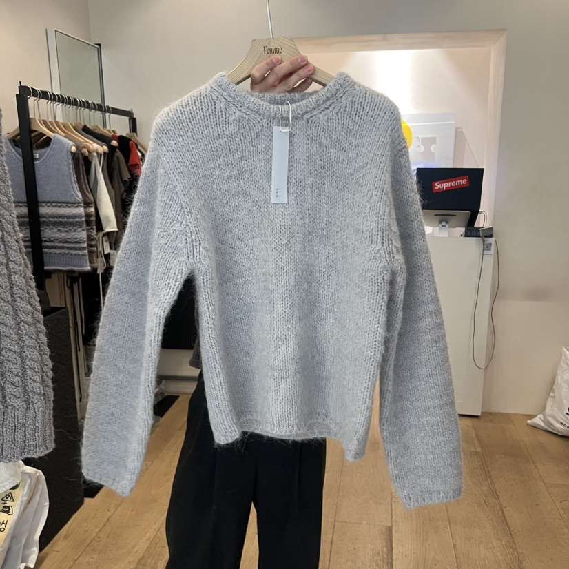 LA MAGIE FEMME韓國代購㊣女士新品休閑25秋冬真品時尚毛衣Lamagie Femme毛衣