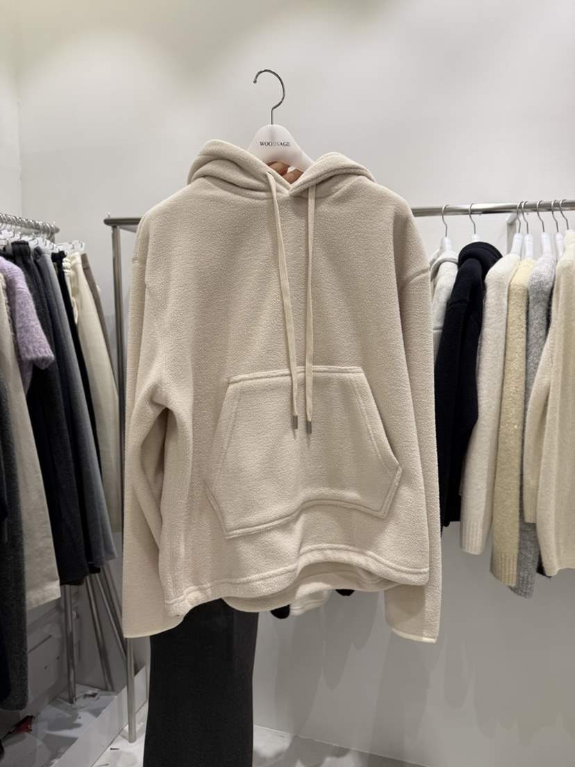 WOOD SAGE東大門㊣直郵女士新品真品25秋冬職業時尚衛衣抓絨WOOD SAGE衛衣