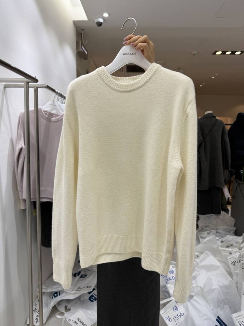 WOOD SAGE韓國代購㊣女士新品熱賣推薦休閑25秋冬人氣針織衫WOOD SAGE針織衫