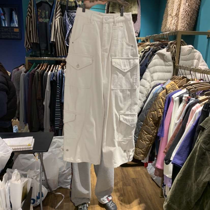 MERCI LINDA東大門㊣直郵女裝新品推薦真品時尚休閑褲抓絨MERCI LINDA休閑褲