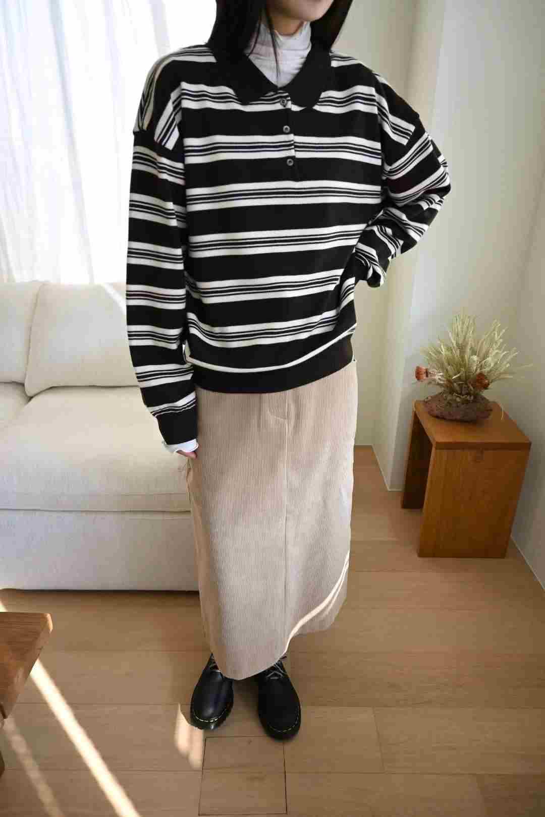 SIMPIEBEIGE韓國代購㊣女裝新品真品休閑25秋冬熱賣針織衫開衫SIMPIEBEIGE針織衫