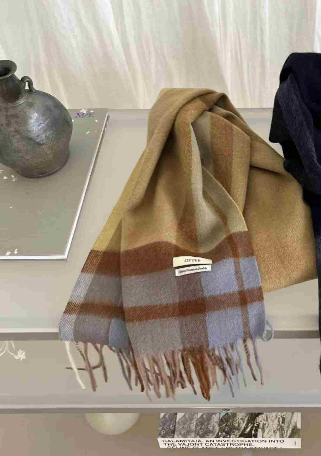 SIMPIEBEIGE東大門㊣直郵女裝新品休閑25秋冬職業人氣圍巾披肩SIMPIEBEIGE圍巾/披肩