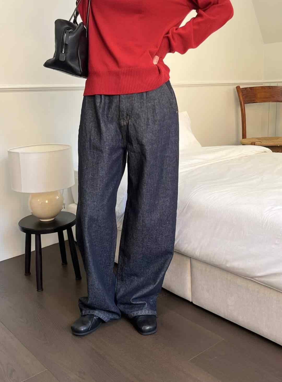 SIMPIEBEIGE東大門㊣代購女裝新品人氣職業休閑推薦熱賣牛仔褲SIMPIEBEIGE牛仔褲