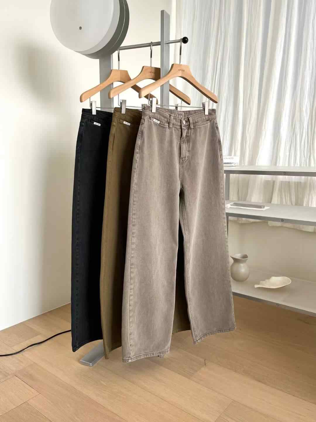 SIMPIEBEIGE韓國直郵㊣女士新款推薦職業時尚真品熱賣牛仔褲SIMPIEBEIGE牛仔褲