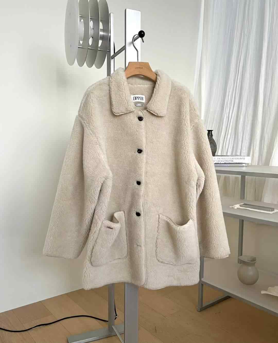 SIMPIEBEIGE東大門㊣直郵女士新款時尚推薦熱賣人氣夾克抓絨SIMPIEBEIGE夾克