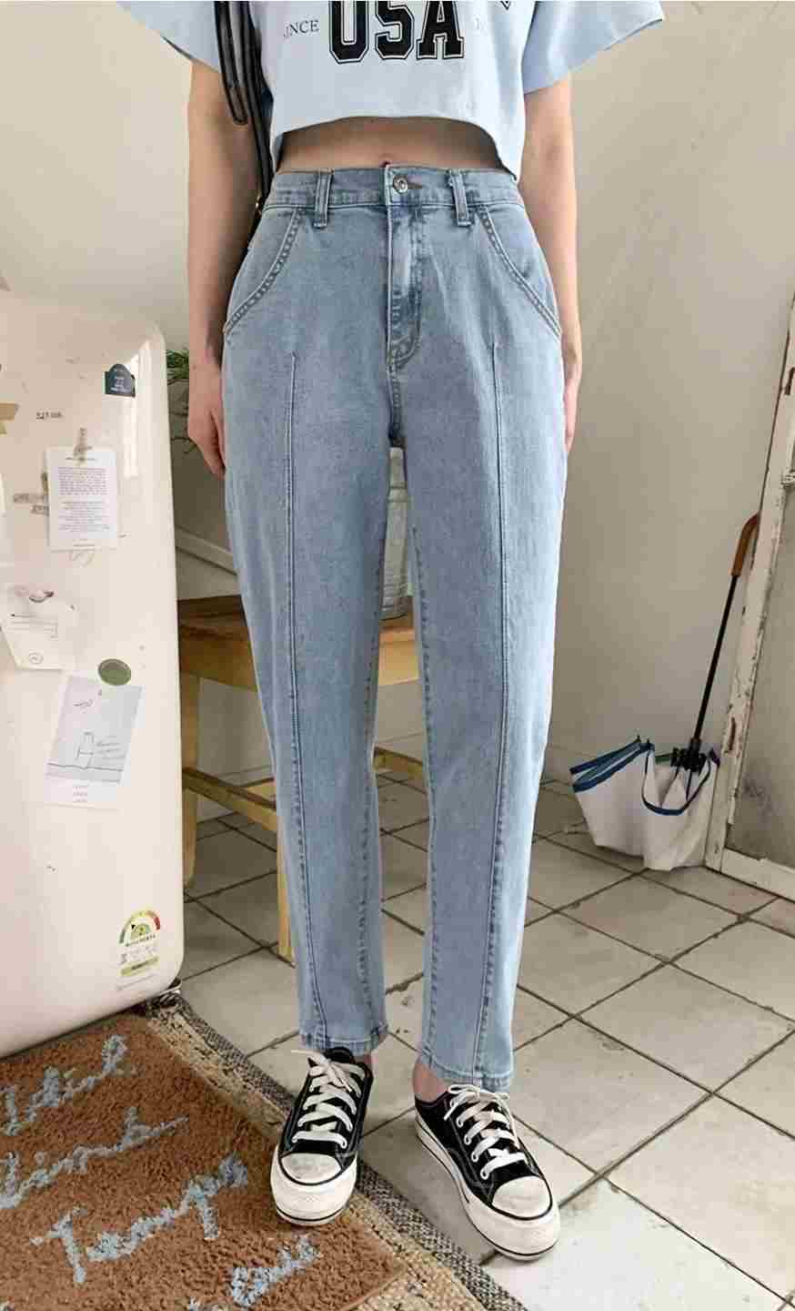 7STAR韓國直郵㊣女士新品人氣休閑推薦職業熱賣真品時尚牛仔褲7STAR牛仔褲