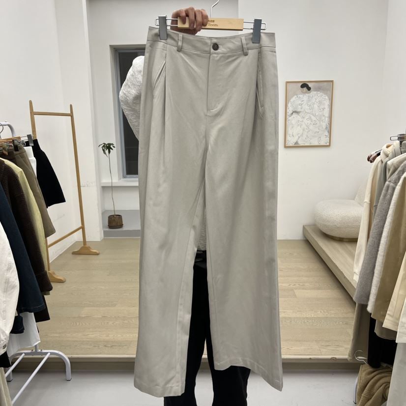 DRESS ROOM韓國直郵㊣女士新品推薦休閑時尚休閑褲棉質褶裥DRESS ROOM休閑褲