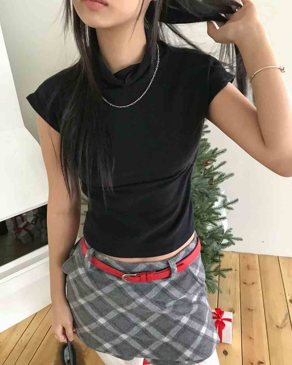 INBIBLE韓國直郵㊣女裝新款休閑時尚人氣真品職業熱賣25秋冬T恤INBIBLET恤