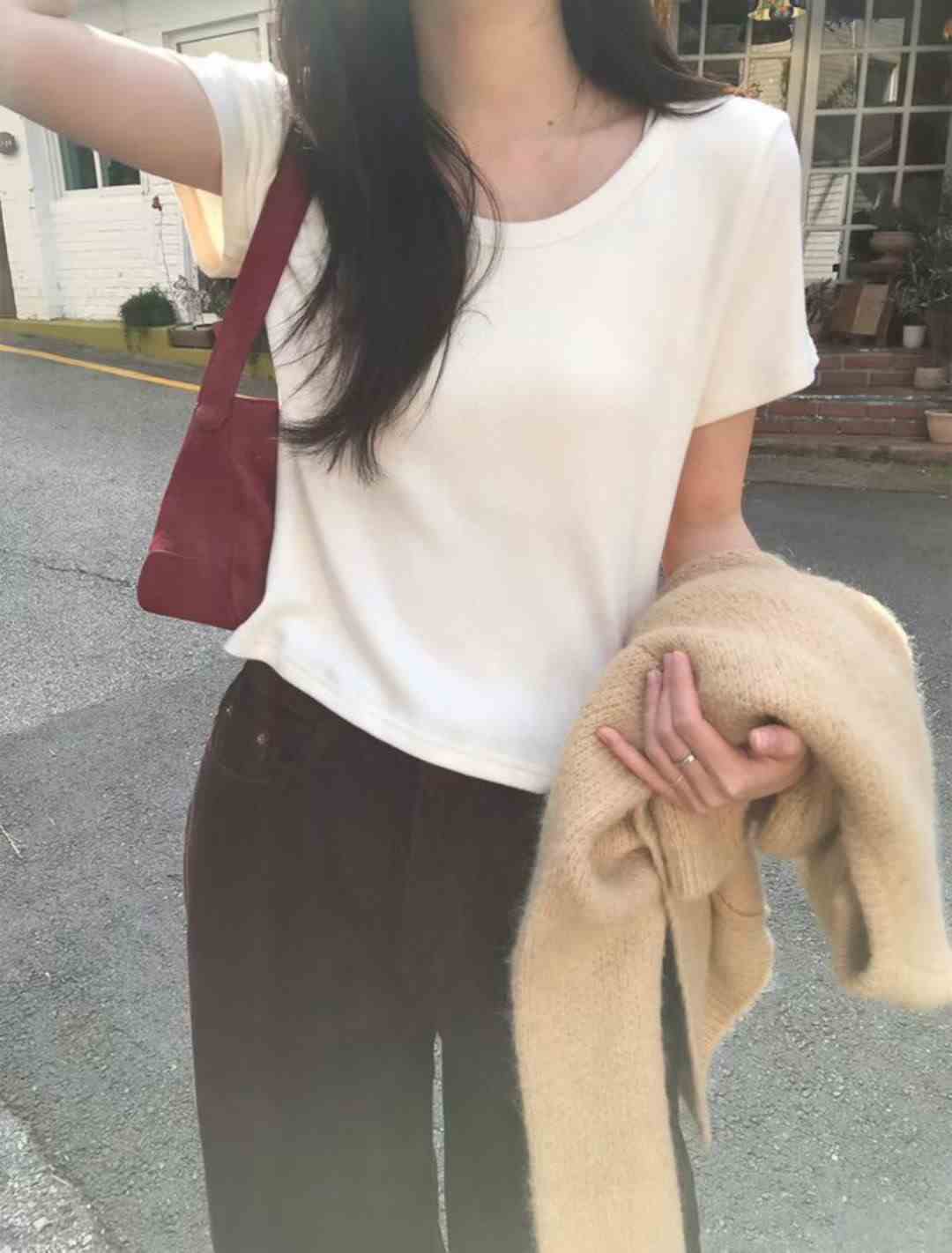 INBIBLE東大門㊣直郵女裝新品真品熱賣25秋冬人氣休閑時尚T恤INBIBLET恤