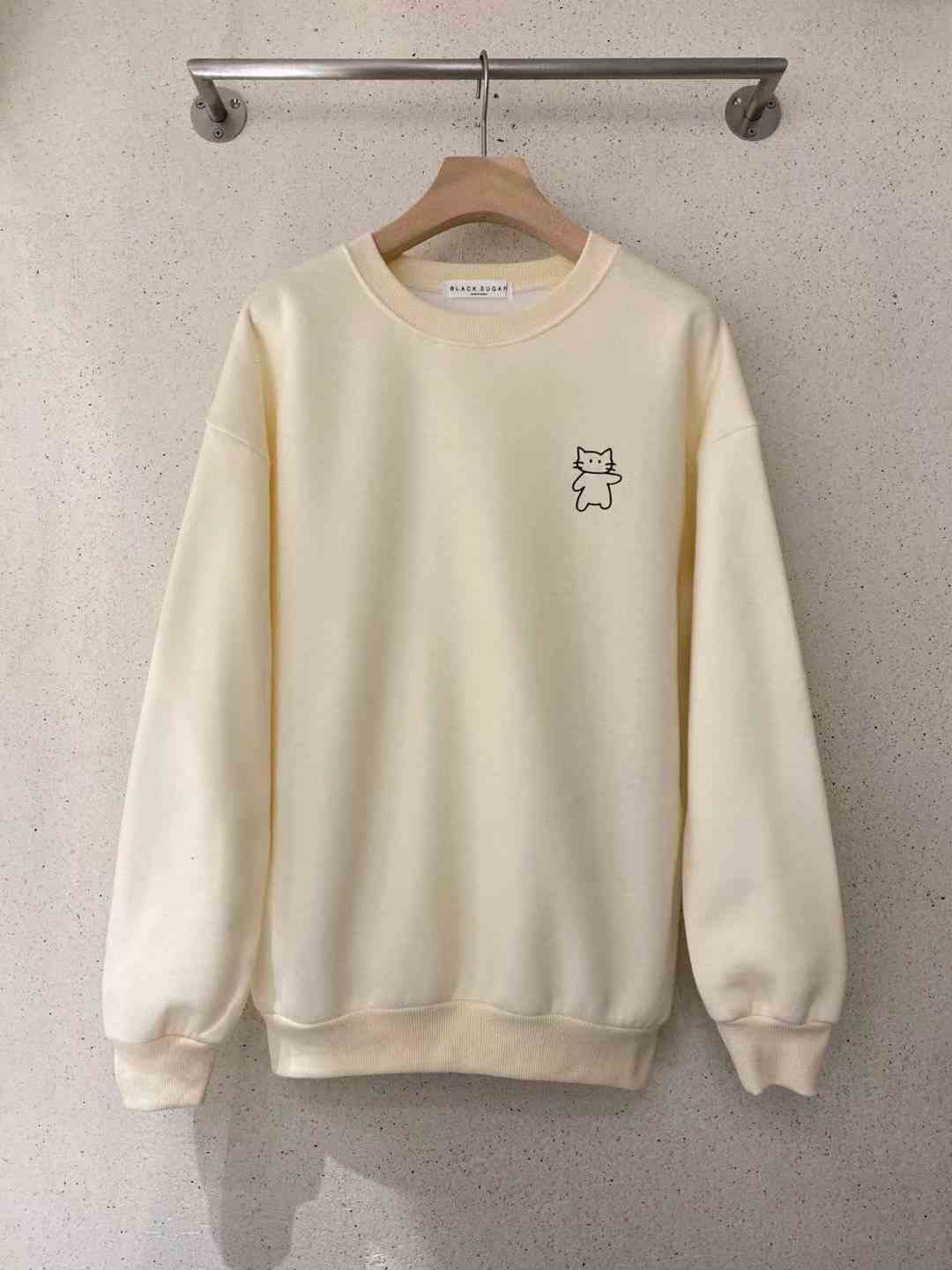 BLACK SUGAR-블랙슈가-T韓國直郵㊣女裝新款人氣職業衛衣BLACK SUGAR衛衣