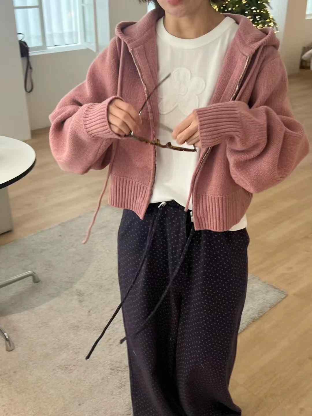 WAYBETTER韓國代購㊣女士新款25秋冬時尚職業真品休閑針織衫WAYBETTER針織衫