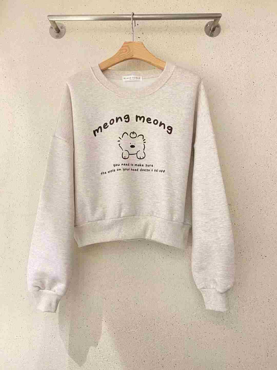 BLACK SUGAR-블랙슈가-T韓國代購㊣女裝新品職業人氣衛衣BLACK SUGAR衛衣