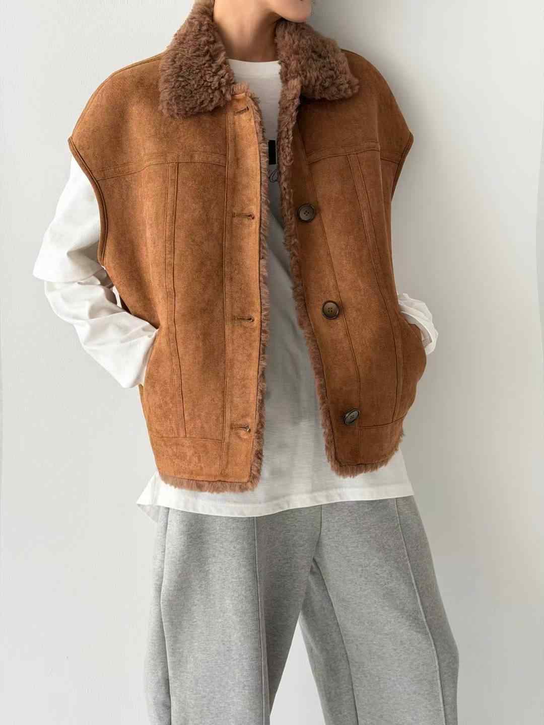 CHERRY YA韓國直郵㊣女士新款人氣25秋冬休閑馬甲不含內搭CHERRY YA馬甲