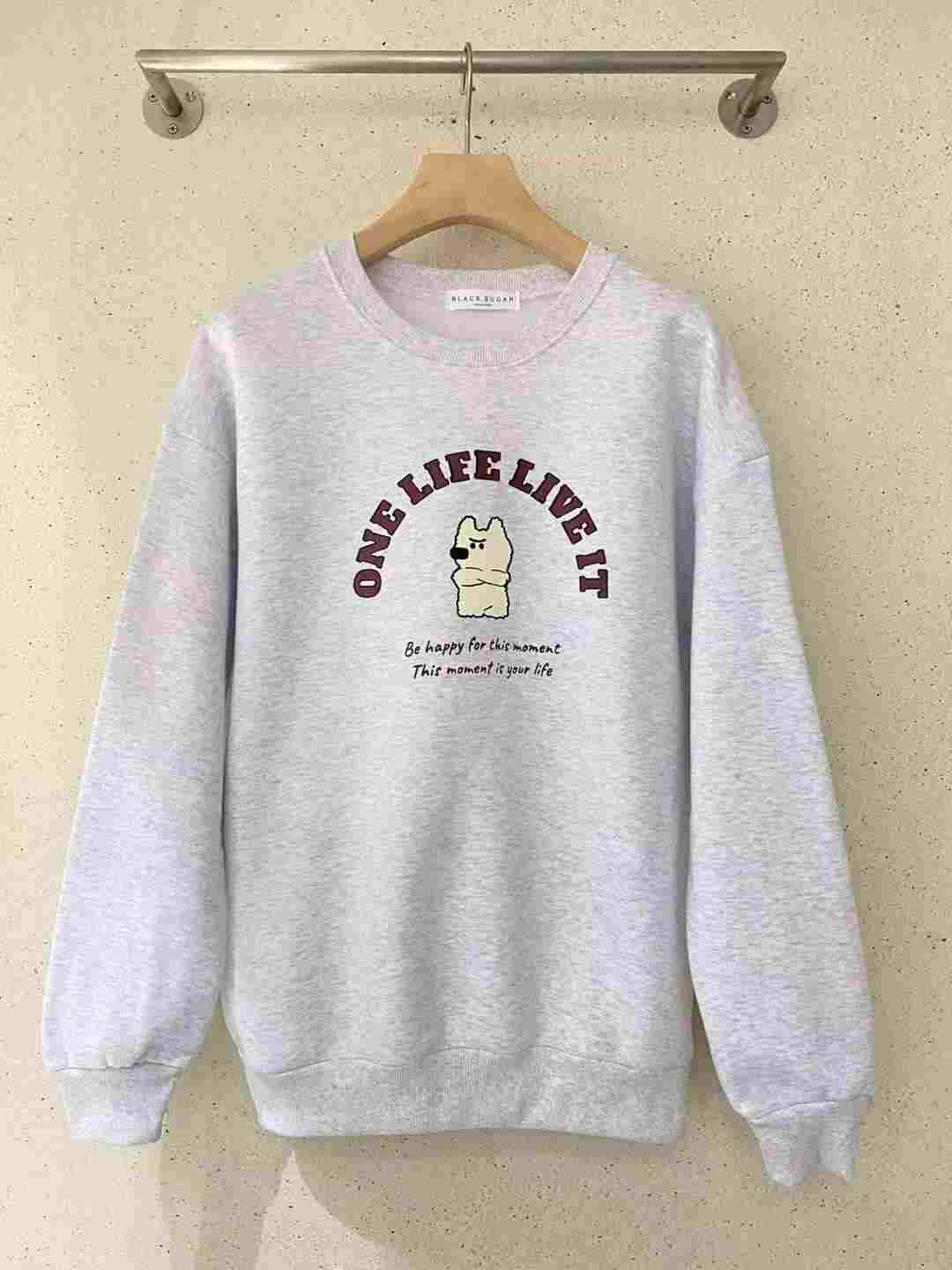 BLACK SUGAR-블랙슈가-T韓國直郵㊣女士新款職業真品衛衣BLACK SUGAR衛衣