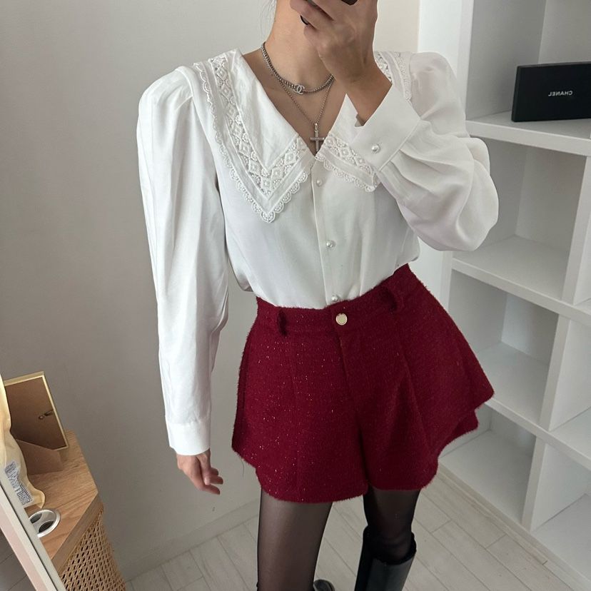 SOUIT韓國直郵㊣女士新款人氣休閑職業推薦時尚25秋冬熱賣短褲SOUIT短褲