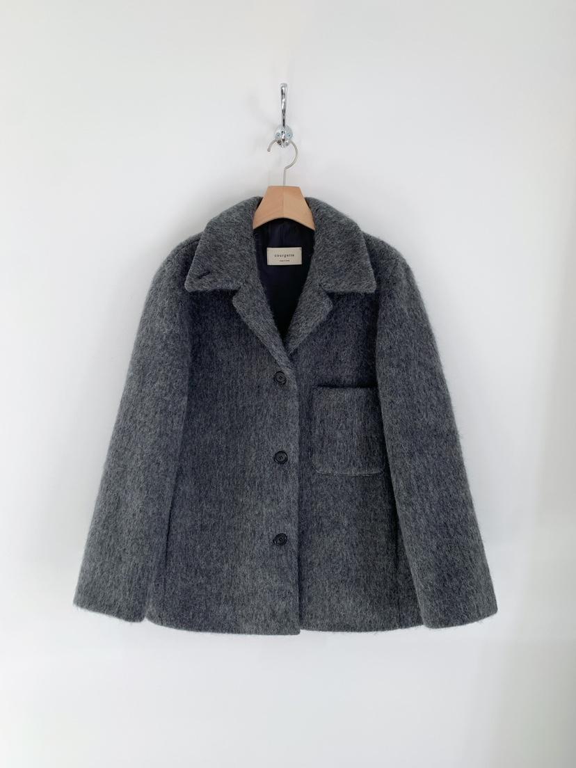 COURGETTE東大門㊣代購女士新款人氣職業休閑時尚25秋冬短款大衣COURGETTE短款大衣