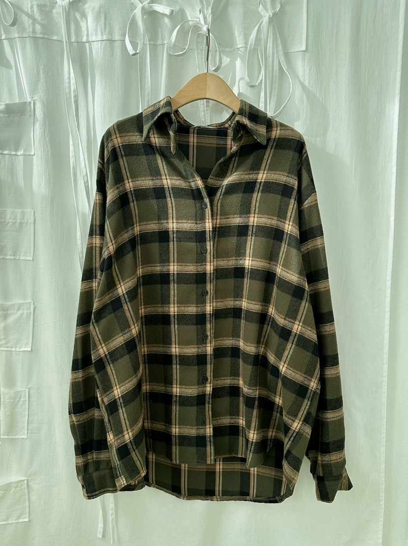 BYRING東大門㊣代購女士新品職業熱賣人氣休閑襯衫蕾絲衫格子BYRING襯衫/蕾絲衫