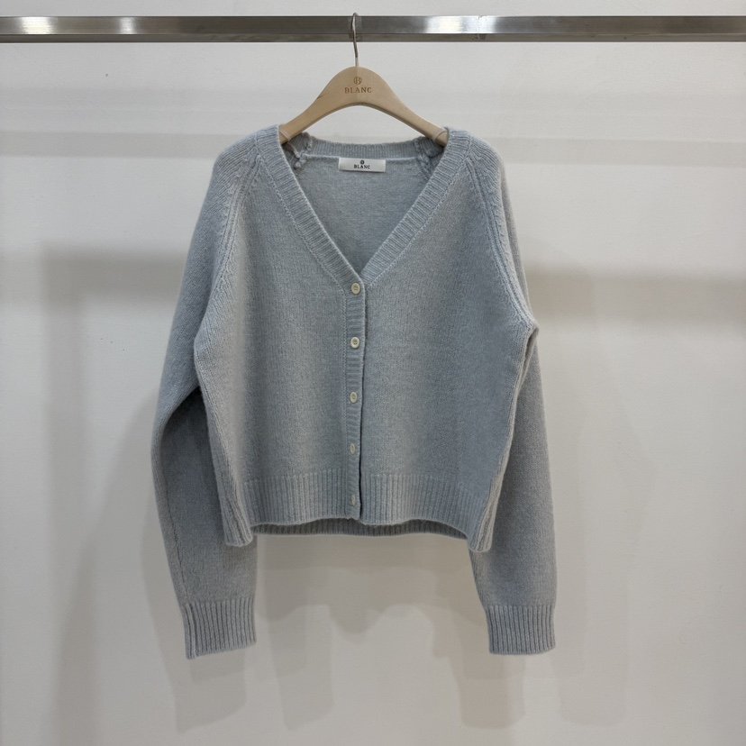 BLANC-A韓國代購㊣女士新品25秋冬推薦職業針織衫開襟衫羊毛BLANC-A針織衫