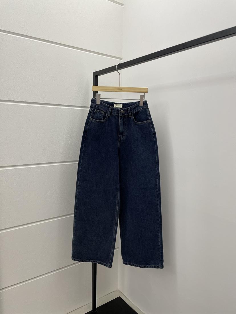 MOVENNE韓國代購㊣女裝新品時尚熱賣推薦休閑職業人氣牛仔褲MOVENNE牛仔褲