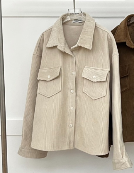 ZEROZERO東大門㊣代購女裝新款職業時尚休閑25秋冬夾克燈芯絨ZEROZERO夾克