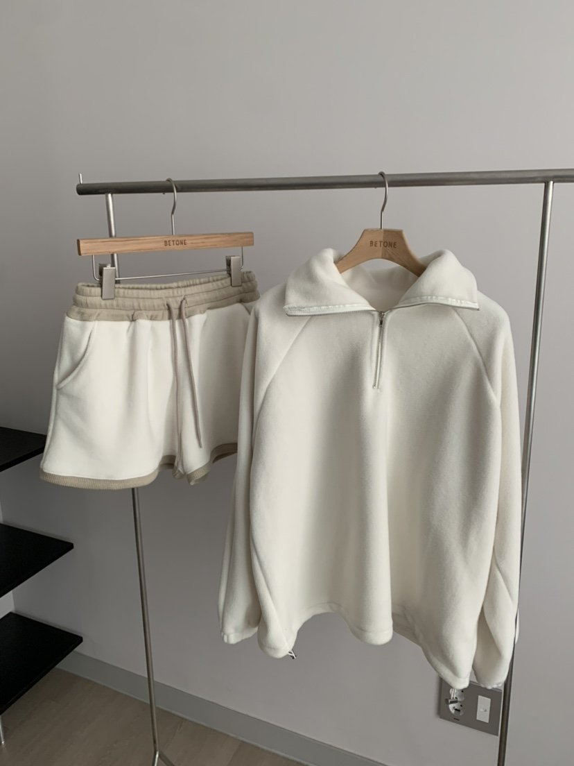 BETONE東大門㊣直郵女裝新款推薦熱賣職業人氣套裝抓絨拉鏈BETONE套裝