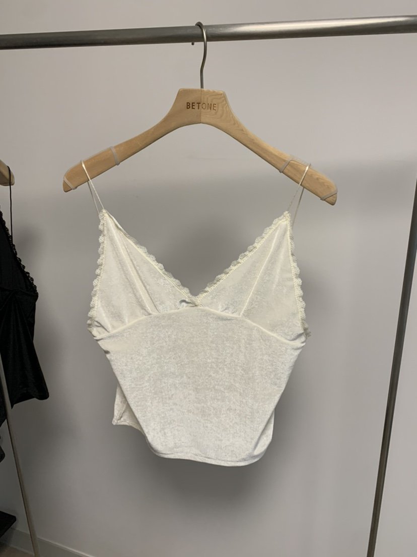 BETONE東大門㊣代購女裝新款25秋冬推薦人氣吊帶背心天鵝絨BETONE吊帶/背心