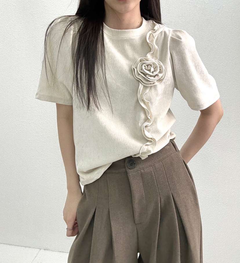 JMIND韓國代購㊣女裝新品熱賣人氣25秋冬職業休閑時尚T恤絲絨JMINDT恤