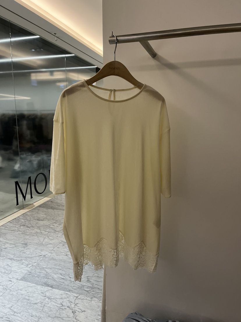 DE VENTI韓國代購㊣女士新款時尚人氣25秋冬襯衫蕾絲衫天鵝絨DE VENTI襯衫/蕾絲衫