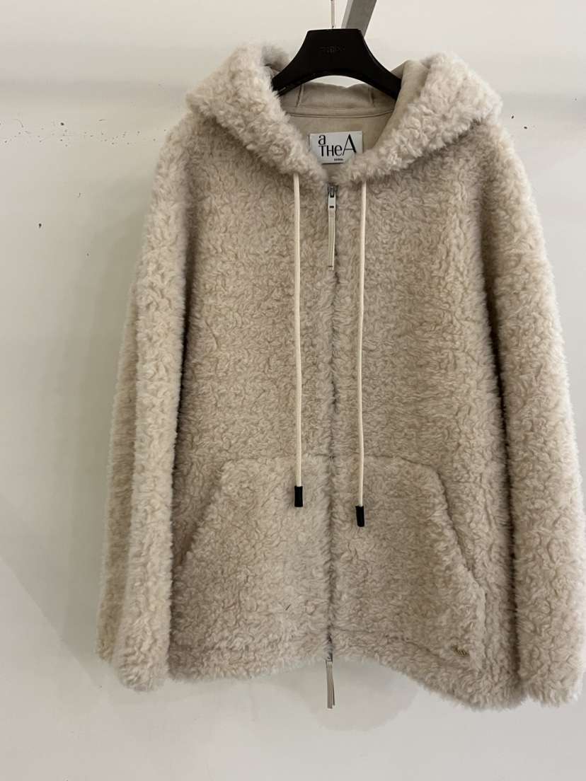 ATHEA東大門㊣直郵女裝新款休閑人氣職業25秋冬推薦夾克羊毛ATHEA夾克
