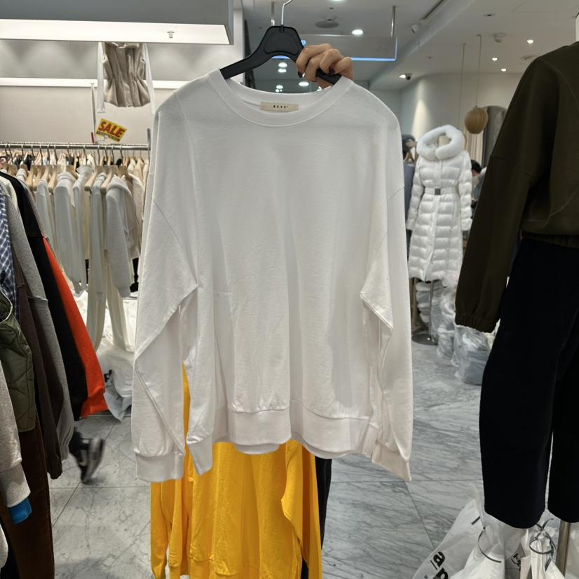 REVE-L韓國代購㊣女士新款25秋冬人氣時尚休閑職業長袖T恤REVE-L長袖T恤