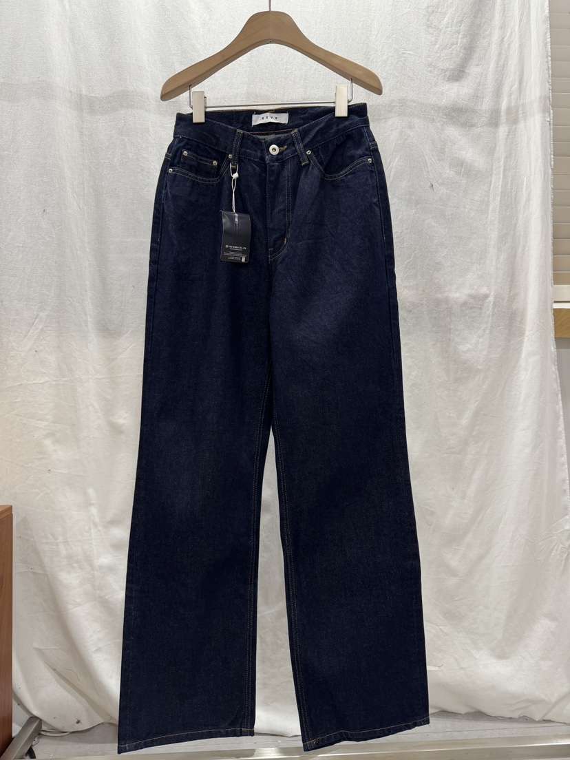 REVE-L東大門㊣代購女裝新款25秋冬時尚推薦休閑職業牛仔褲REVE-L牛仔褲