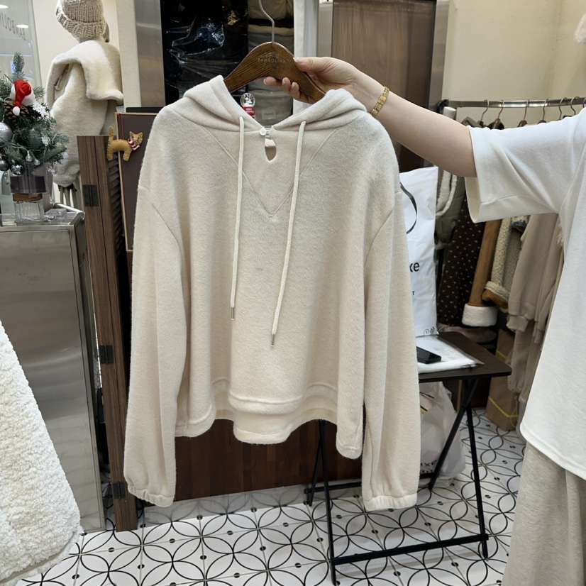 BAMBOLINA韓國直郵㊣女士新款25秋冬熱賣休閑推薦時尚人氣衛衣BAMBOLINA衛衣