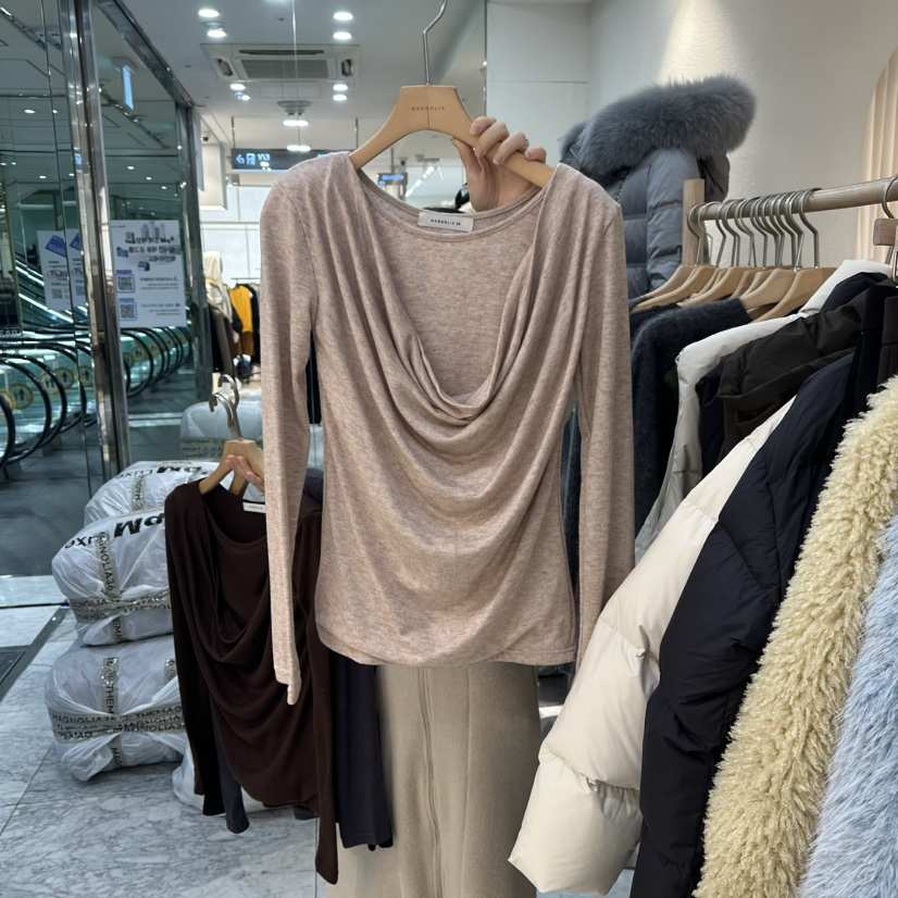 MAGNOLIA36-L東大門㊣實拍女士新款休閑人氣熱賣時尚長袖T恤MAGNOLIA36-L長袖T恤