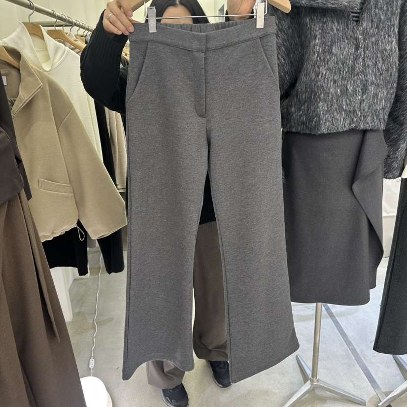 AMON韓國直郵㊣女裝新款熱賣人氣推薦25秋冬休閑褲加絨喇叭AMON休閑褲