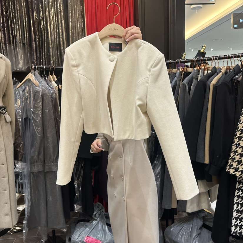 HERISH-HAUTE東大門㊣代購女裝新款25秋冬人氣時尚熱賣夾克HERISH-HAUTE夾克