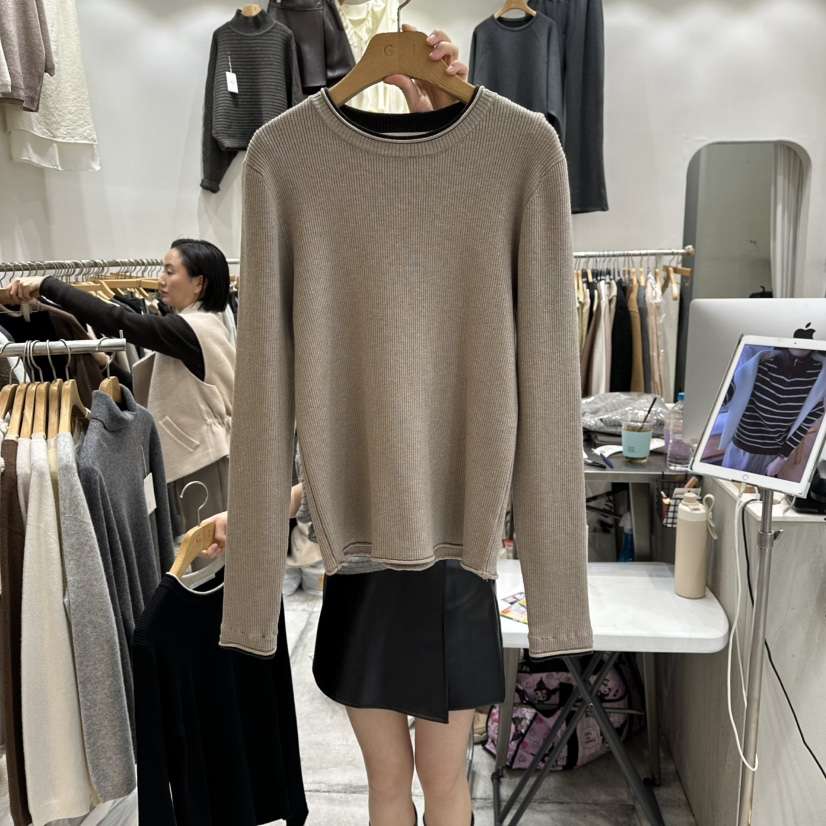 G.I-L韓國代購㊣女裝新品熱賣職業休閑25秋冬時尚推薦針織衫G.I-L針織衫