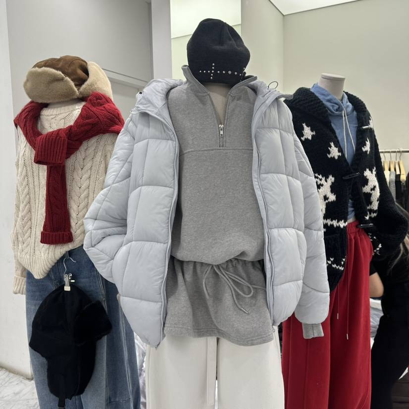 VIVEL東大門㊣直郵女士新款職業人氣休閑25秋冬短款棉服填充VIVEL短款棉服