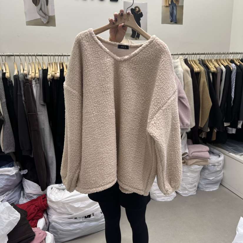 VIVEL東大門㊣直郵女士新品時尚休閑職業推薦25秋冬長袖T恤加絨VIVEL長袖T恤