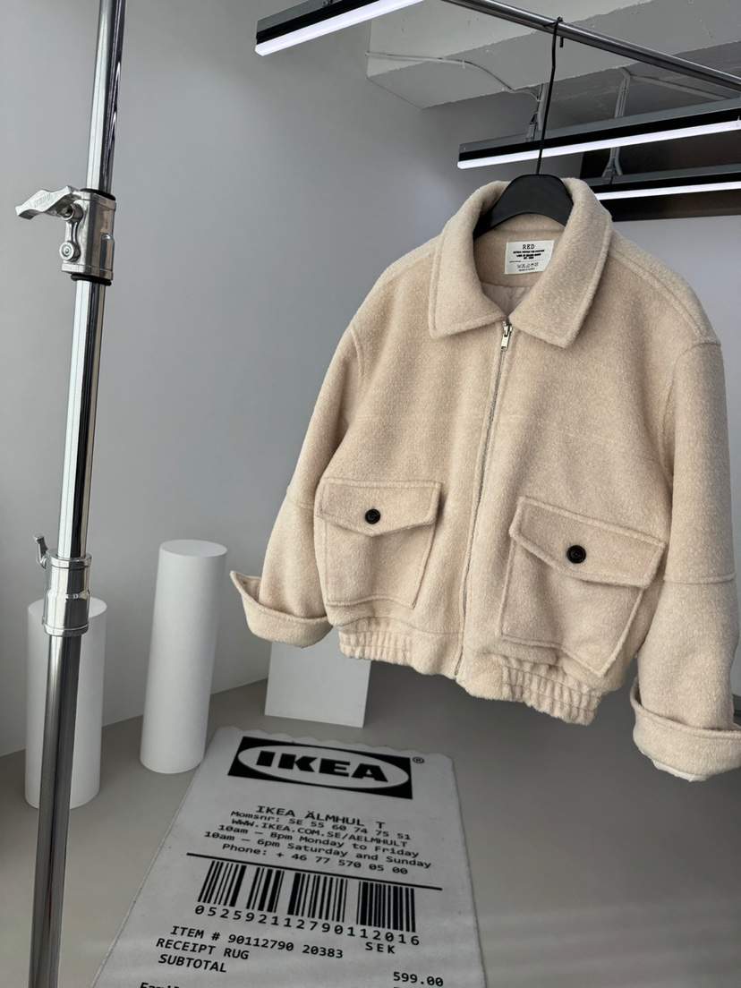 RED-A韓國代購㊣女裝新款職業熱賣25秋冬人氣推薦夾克羊毛RED-A夾克