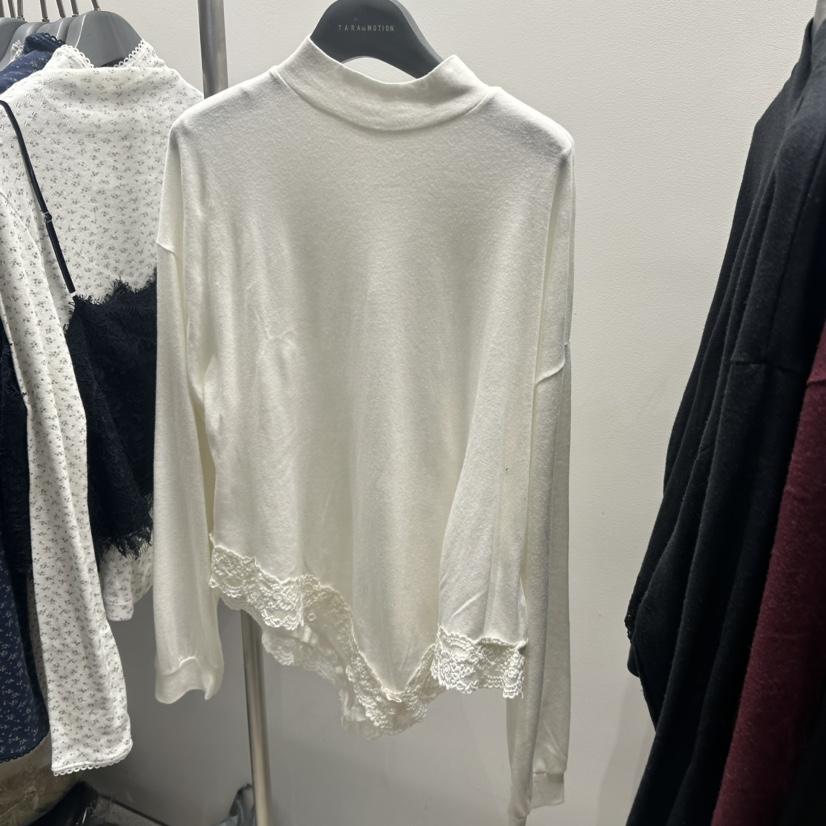 TARABY MOTION韓國代購㊣女裝新款人氣推薦時尚長袖T恤安哥拉TARABY MOTION長袖T恤