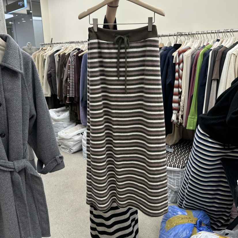 AMOEBA東大門㊣直郵女士新品推薦熱賣人氣25秋冬時尚休閑長裙AMOEBA長裙