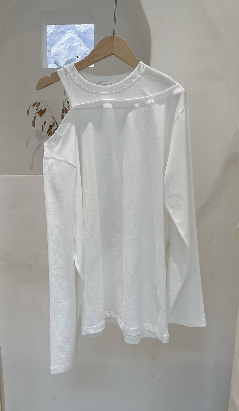 MINIQUEENS東大門㊣實拍女裝新款職業推薦熱賣25秋冬長袖T恤MINIQUEENS長袖T恤