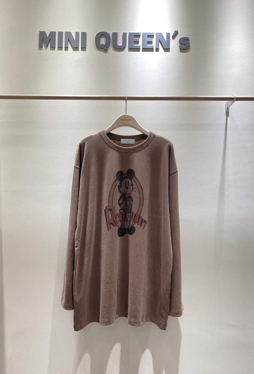 MINIQUEENS東大門㊣代購女裝新品推薦25秋冬職業熱賣長袖T恤MINIQUEENS長袖T恤