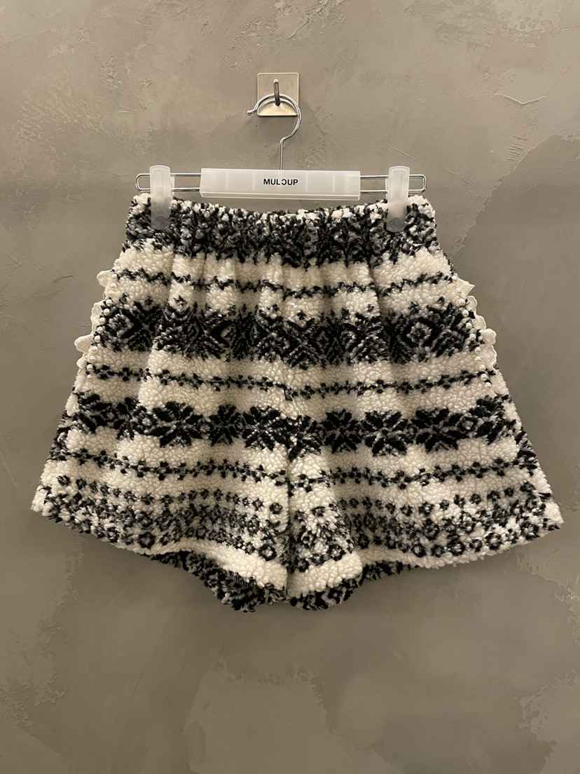 MULCUP東大門㊣直郵女裝新款職業人氣25秋冬時尚休閑短褲毛絨MULCUP短褲